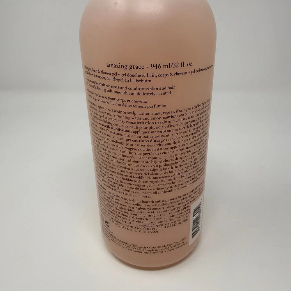 Philosophy Amazing Grace 3-in-1 Shampoo, Bath & Shower Gel 32 Oz.